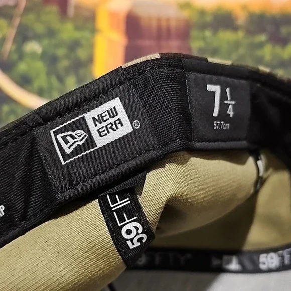 Cleveland Indians Camo Promodel Hat 7 1/4 - Picture 9 of 10